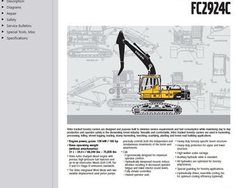Volvo FC2924C Excavator Service Repair Workshop Manual PDF Download