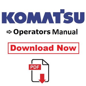 Komatsu SK815-5 and SK815-5 Turbo Operation and Maintenance Manual Skid Steer Loader PDF Download Owners Operators