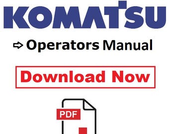 Komatsu SK714-5 Operation and Maintenance Manual Skid Steer Loader PDF Download Owners Operators