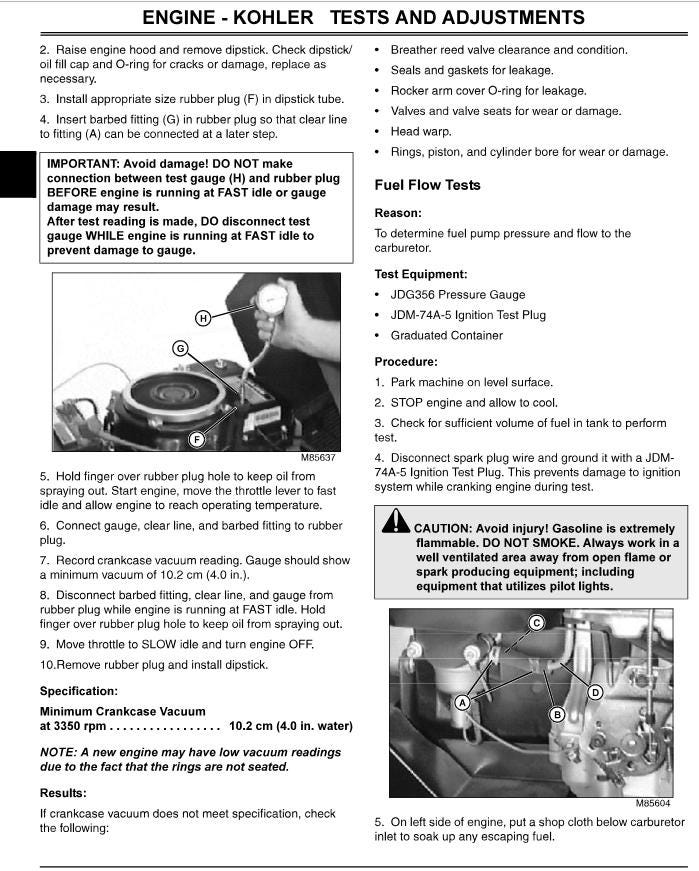 John Deere LX280 LX280AWS LX289 Garden Tractor Technical Manual TM2046 - Heavy E - Foto 6