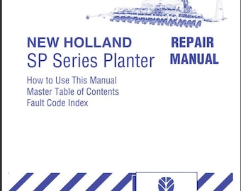 SP380 SP280 SP480 SP580 SP Series Planter Mounted Stacker New Holland Service Repair Manual PDF Download