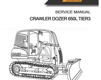 Case 650L Tier3 Crawler Bull-Dozer Service Shop Repair Manual pdf Download