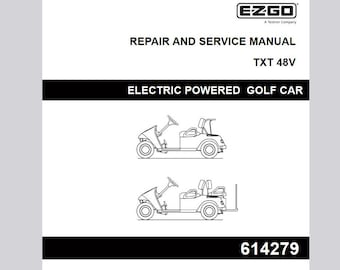 ELECTRIC 2010-2013 TXT Fleet, TXT Freedom,48V Golf Cart Service Manual Pdf Download