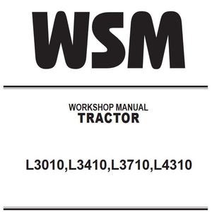 WSM - L3010 L3410 L3710 L4310 Kubota Traktoren Werkstatt Handbuch Service Reparatur WSM Pdf Download