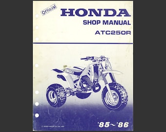 1983 1984 1985 Honda ATC 200X Repair Workshop Service Manual