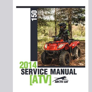 Manuales de servicio, operadores y cableado del ATV Arctic Cat 150 2014 en formato PDF