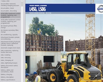 Volvo L50G Wheel Loader Service Repair Workshop Manual PDF Download