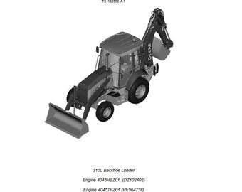 310L Backhoe Parts Catalog PC11332 John Deere Parts Catalog Manual PDF Download