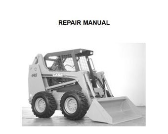 Case 435, 445, CT445 Skid Steer / Compact Track Loaders Service Shop Repair Manual pdf Download
