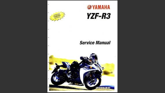 2015 2016 Yamaha YZF-R3 YZF R3 Service Manual PDF Download - Etsy