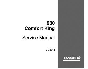 Case 930 Comfort King Tractors Service Shop Repair Manual pdf Download