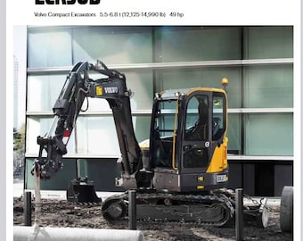 Volvo ECR58D Excavator Service Repair Workshop Manual PDF Download