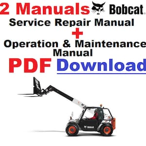 BobCat V638 Service Manual Versa HANDLER + Operations and Maintenance Workshop Repair Owners Manuals 6904754 6904755 6986674 6986763 698575