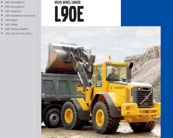 Volvo L90E Wheel Loader Service Repair Workshop Manual AND Parts Catalog PDF Download