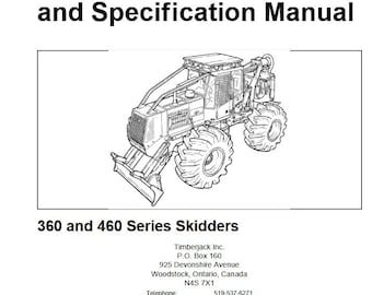 Owners - 360 370 Skidder Operators Manual John Deere Operations PDF Download