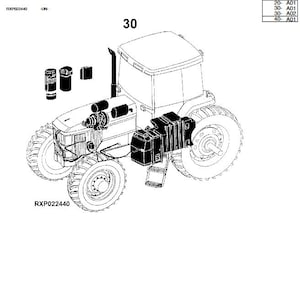 PARTS - 7600 7700 7800 Tractors Parts Catalog PC2309 John Deere Parts Manual PDF Download