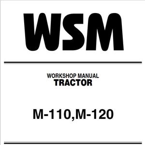 WSM - M-110, M-120 Kubota Traktoren Werkstatt-Handbuch Service Reparatur WSM Pdf Download