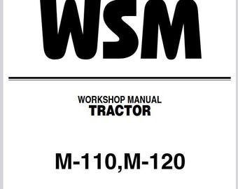 WSM - M-110, M-120 Kubota Tractors Workshop Manual Service Repair WSM Pdf Download