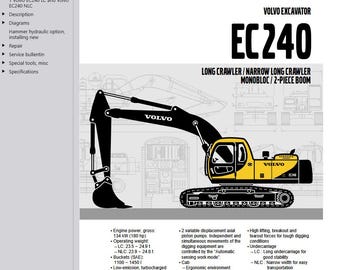 Volvo EC240 LC, NLC Excavator Service Repair Workshop Manual PDF Download