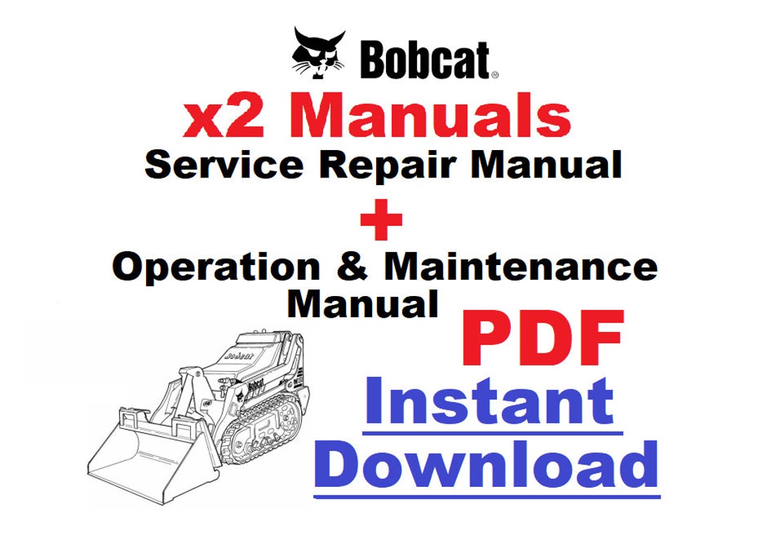 Bobcat MT50 Mini Track Loader Service Manual + Operations and