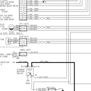 Puede incluir: Diagrama esquem&aacute;tico detallado con cableado el&eacute;ctrico, etiquetas y diagramas de conectores. Incluye texto como "EG2 (DT-B)", "PT1 (DT)" y "SSA (DT)". El diagrama presenta l&iacute;neas, c&iacute;rculos y varios s&iacute;mbolos.