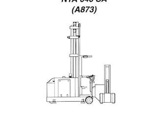 Yale NTA040SA A873 Pallet Jack Forklift Parts Catalog Manual Instant Download PDF