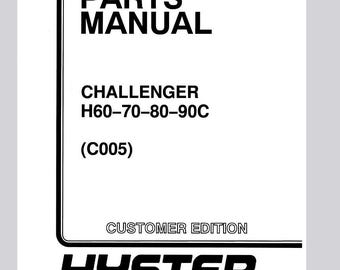 Hyster H60C H70C H80C H90C C005 Challenger Forklift Parts Catalog Manual Instant Download PDF