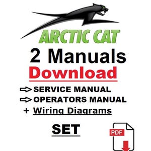 Manuales de servicio, cableado y operador del ATV Arctic Cat DVX 250 2x4 2006 en formato PDF
