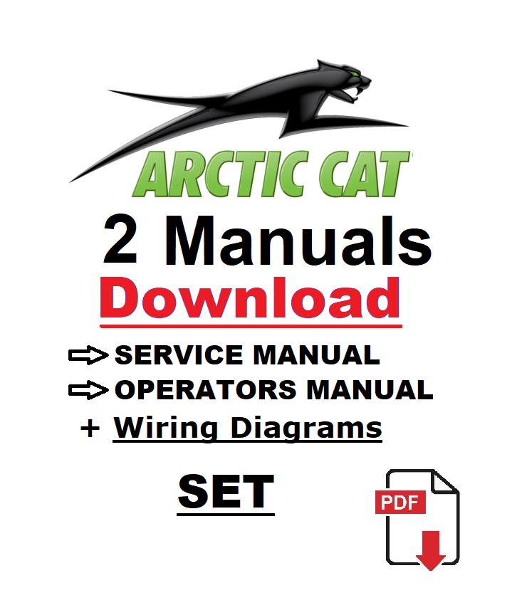 2008 366 Arctic Cat ATV Service / Operators / Wiring Manuals Pdf Download
