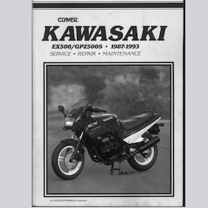 Kawasaki EX500 GPZ500S 1987-1993 Servicereparatiehandleiding pdf-download