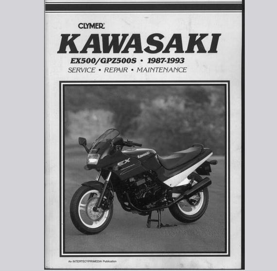 Kawasaki EX500 GPZ500S 1987-1993 Service Repair Manual Pdf