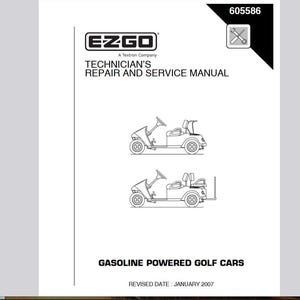 Gas 2007-2011 Fleet, Freedom, Shuttle 2+2 Golf Cart Instrukcja serwisowa Pdf Pobierz