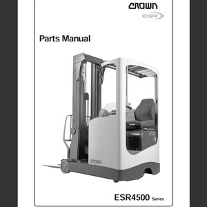 Crown ESR-4500シリーズ パレットジャッキフォークリフト スペアパーツカタログ マニュアル PDF ダウンロード