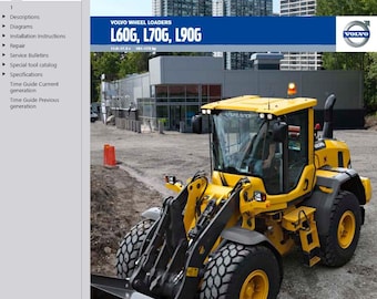 Volvo L90G Wheel Loader Service Repair Workshop Manual PDF Download