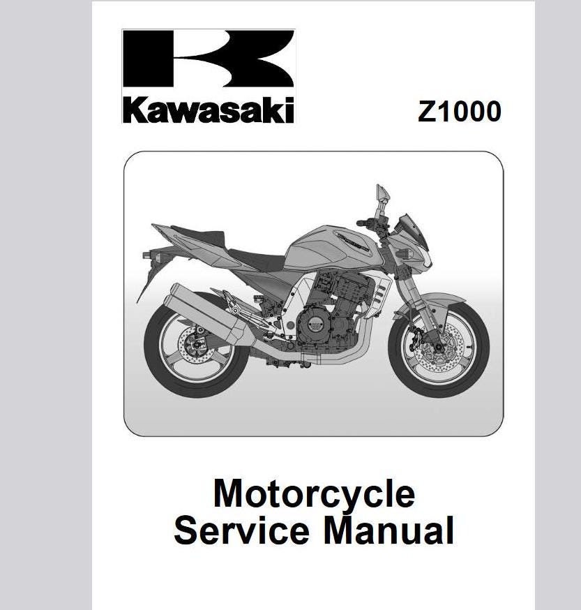 Kawasaki Z1000 2003 2004 Manuale di riparazione e assistenza pdf