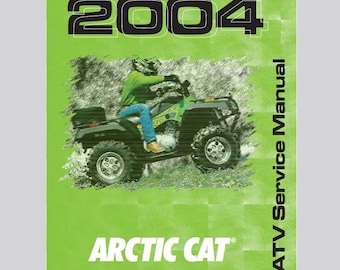2004 250 300 400 500 Arctic Cat ATV Service / Operators / Wiring Manuals Pdf Download