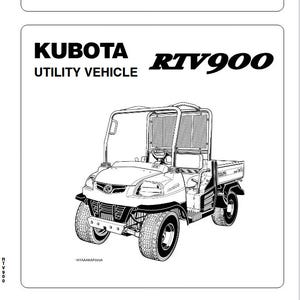 Operators - RTV-900 Kubota Utility Vehicle UTV Atv Owners Users Operations Manual PDF Download