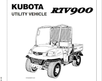 Operators - RTV-900 Kubota Utility Vehicle UTV Atv Owners Users Operations Manual PDF Download