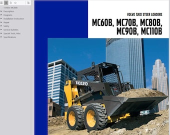Volvo MC60B Skid Steer Loader Service Repair Workshop Manual PDF Download