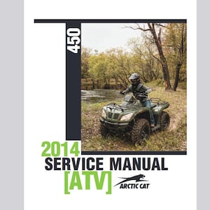 Manuales de servicio, operadores y cableado del ATV Arctic Cat 450 2014 en formato PDF