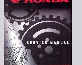 Honda CBR1000RR 2004 2005 Service Repair Manual Pdf Download - Etsy