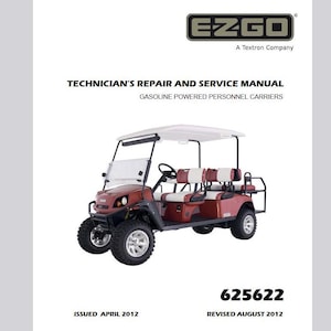 Gas 2012 Up Express L6 S6 EZ go Service Anleitung Pdf Download