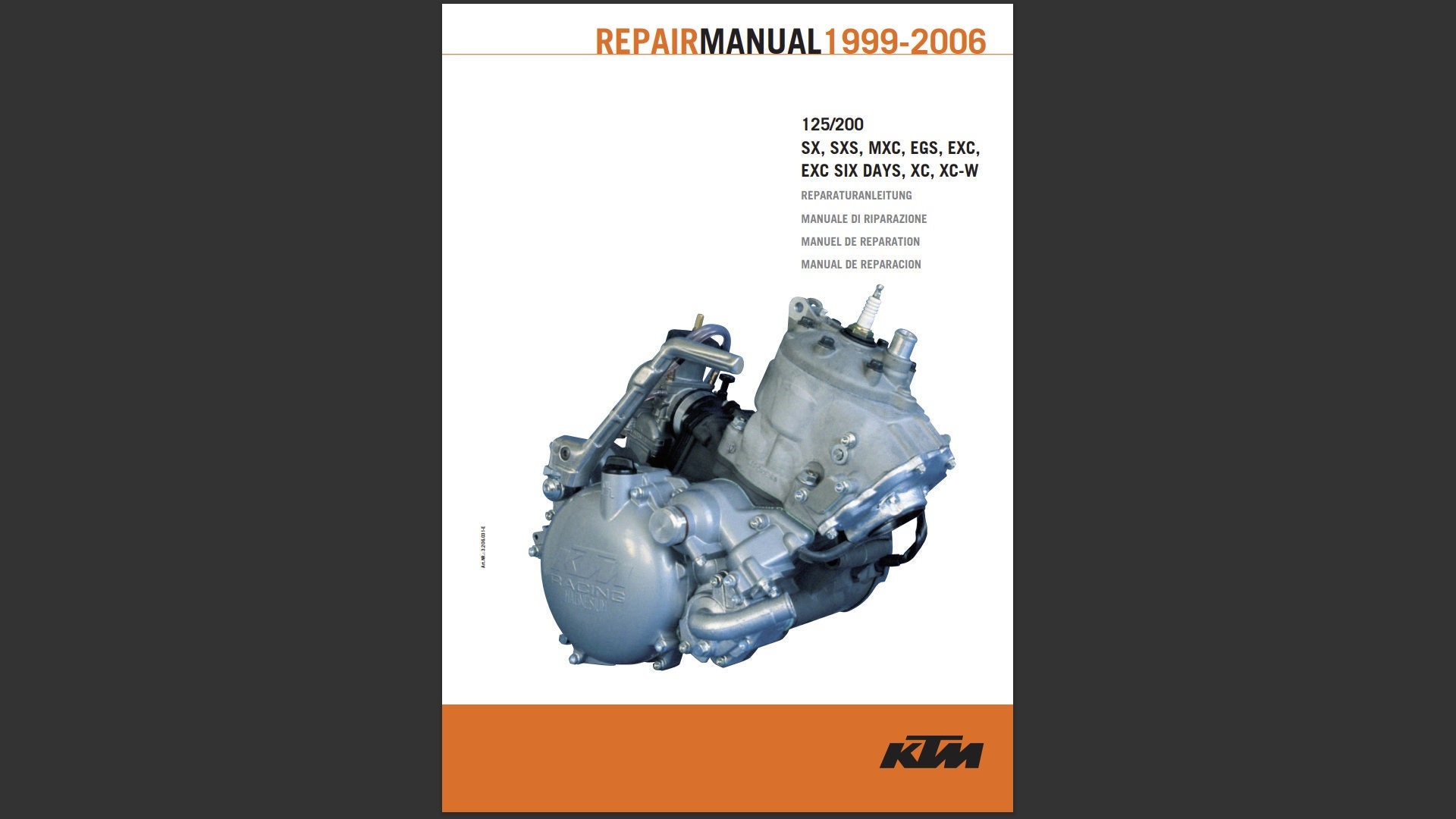 1999-2006 - KTM 125 200 SX Sxs Mxc Egs Exc Six Days Xc XC-W