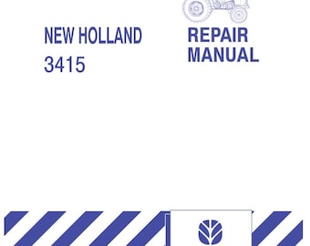 3415 New Holland Tractors Service Repair Manual PDF Download
