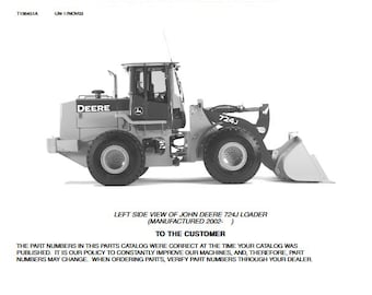 PARTS Catalog - 724J Wheel Loader Parts Catalog PC9155 Parts Manual PDF Download