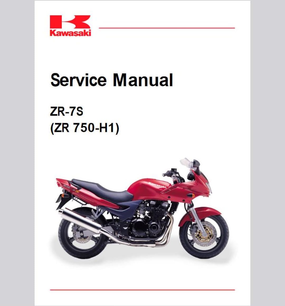 GERMAN Kawasaki ZR-7S ZR750 H1 Service Repair Manual Pdf Download