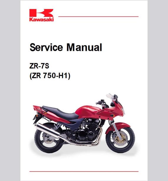 GERMAN Kawasaki ZR-7S ZR750 H1 Service Repair Manual Pdf Download