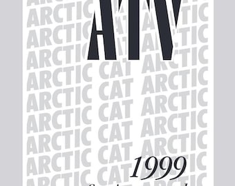 1999 250 300 400 500 Arctic Cat ATV Service / Operators Manuals Pdf Download
