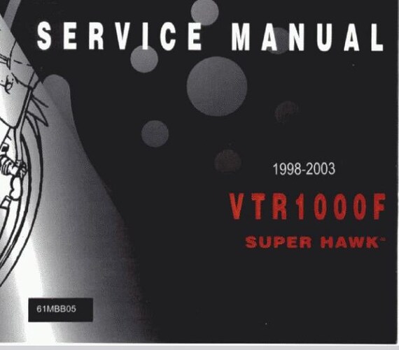 ホンダ　英語版　VTR1000SP-Y サービスマニュアル VTR1000SP-2 取扱説明書・ショップマニュアル・パーツリスト 【公式通販】