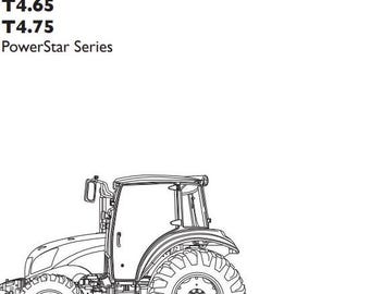 T4.55 T4.65 T4.75 New Holland Tractors Operators and Maintenance Manual PDF Download